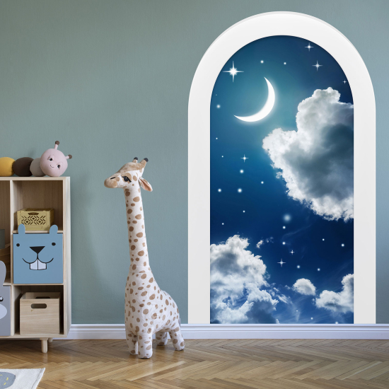 Optical Illusions Arch Wall Sticker - Sky