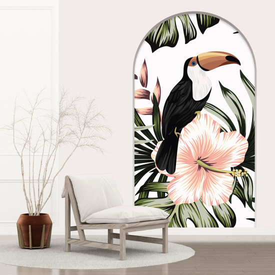 Optical Illusions Arch Wall Sticker - Toucan