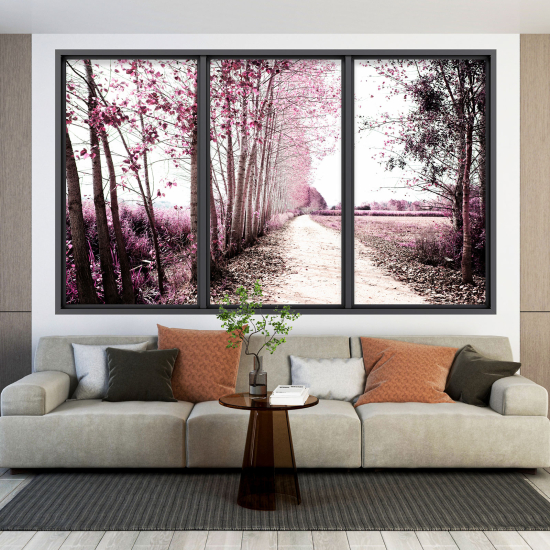 Optical Illusions Window Wall Sticker - Path