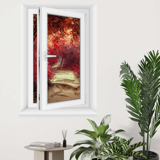 Optical Illusions Window Wall Sticker - Path