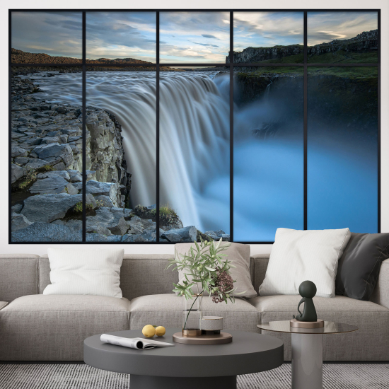 Optical Illusions Window Wall Sticker - Waterfall