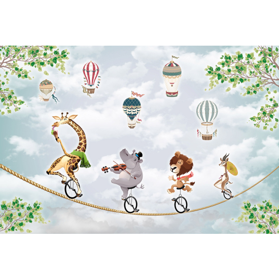 Panoramic Wallpaper - Kid Wall Mural - Animals