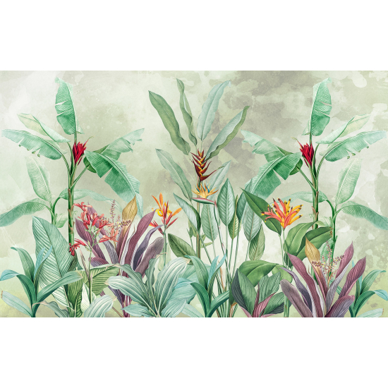 Panoramic Wallpaper - Kid Wall Mural - Banana Stems