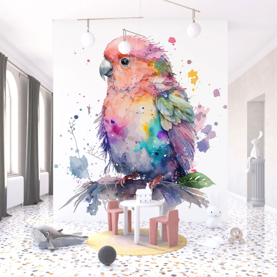 Panoramic Wallpaper - Kid Wall Mural - Bird