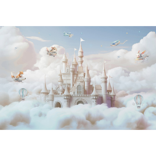 Panoramic Wallpaper - Kid Wall Mural - Enchanted Castle