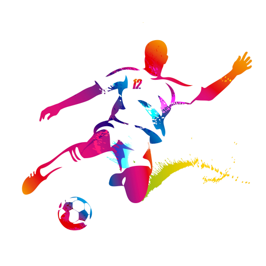 Panoramic Wallpaper - Kid Wall Mural - Footballer