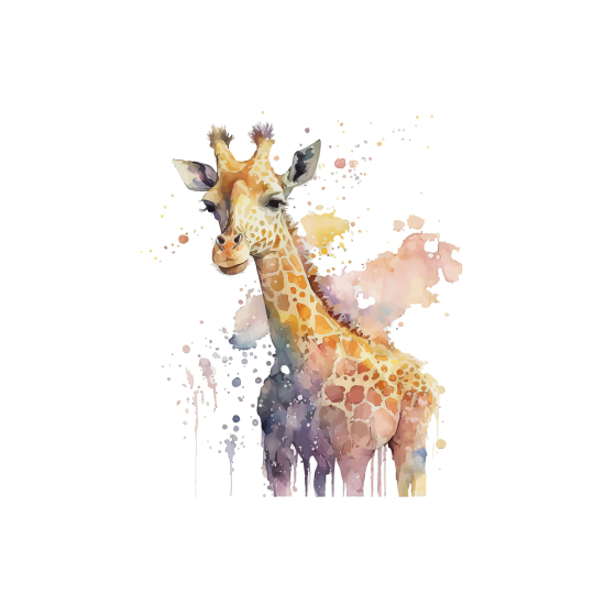 Panoramic Wallpaper - Kid Wall Mural - Giraffe