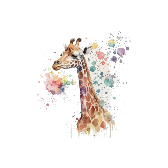 Panoramic Wallpaper - Kid Wall Mural - Giraffe