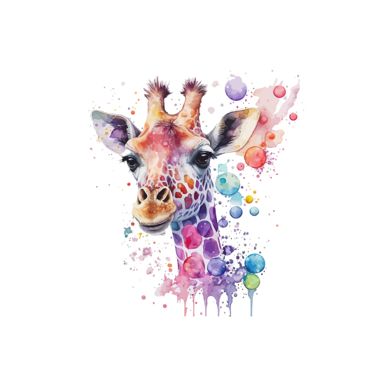 Panoramic Wallpaper - Kid Wall Mural - Giraffe