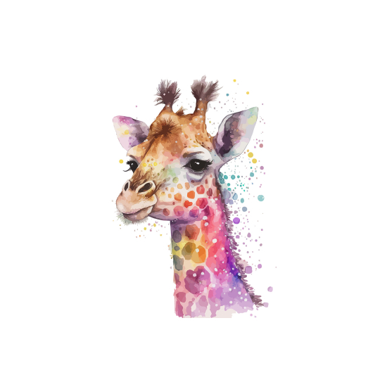 Panoramic Wallpaper - Kid Wall Mural - Giraffe