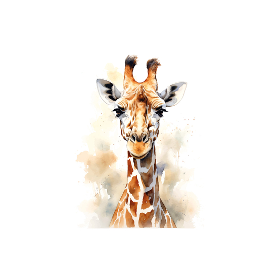 Panoramic Wallpaper - Kid Wall Mural - Giraffe