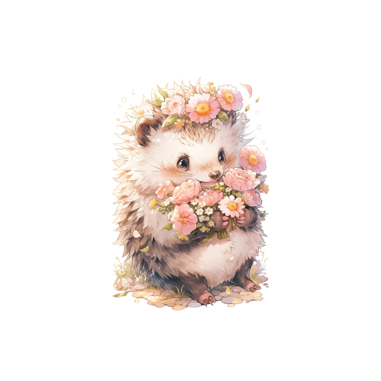 Panoramic Wallpaper - Kid Wall Mural - Hedgehog