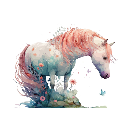 Panoramic Wallpaper - Kid Wall Mural - Horse