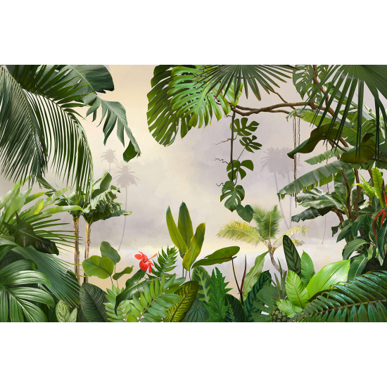 Panoramic Wallpaper - Kid Wall Mural - Jungle