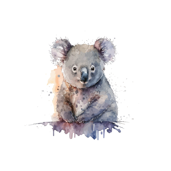 Panoramic Wallpaper - Kid Wall Mural - Koala