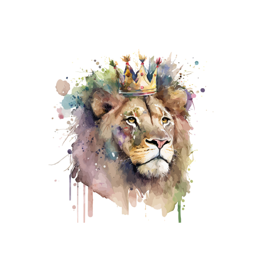 Panoramic Wallpaper - Kid Wall Mural - Lion