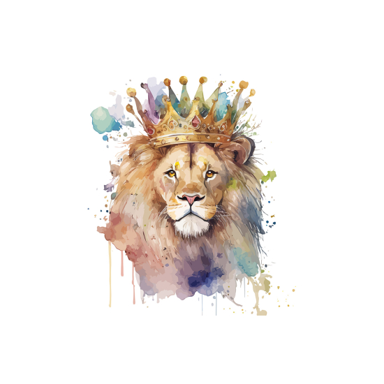 Panoramic Wallpaper - Kid Wall Mural - Lion