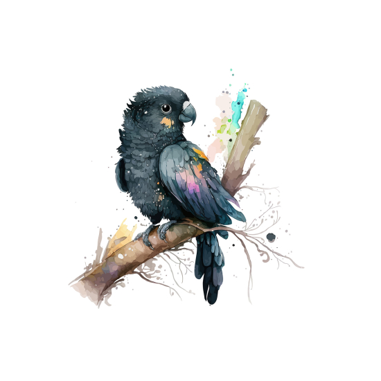 Panoramic Wallpaper - Kid Wall Mural - Parrot