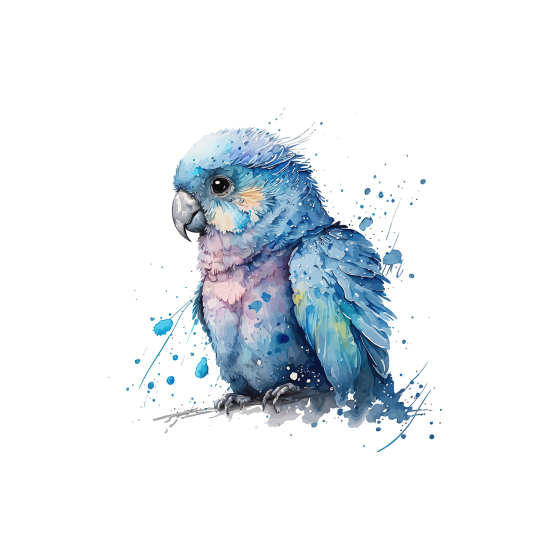 Panoramic Wallpaper - Kid Wall Mural - Parrot