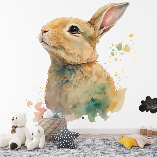 Panoramic Wallpaper - Kid Wall Mural - Rabbit