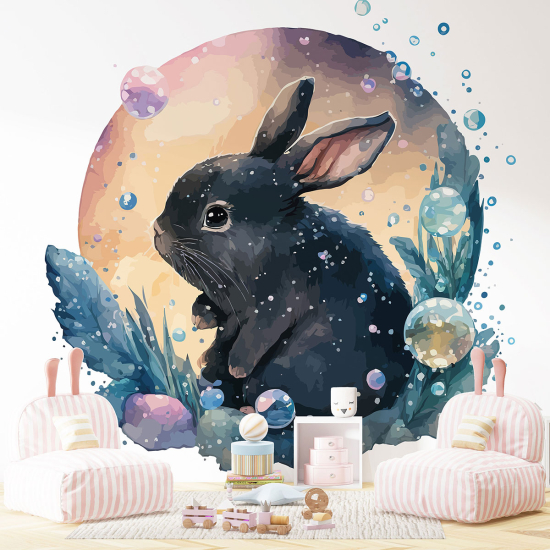 Panoramic Wallpaper - Kid Wall Mural - Rabbit