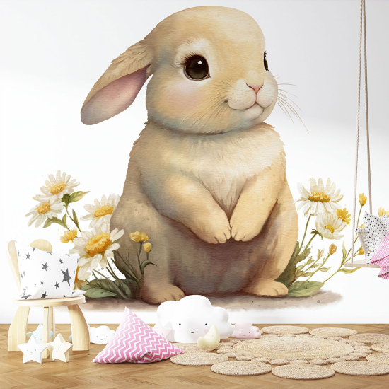 Panoramic Wallpaper - Kid Wall Mural - Rabbit