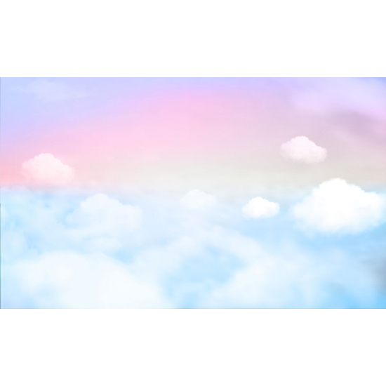 Panoramic Wallpaper - Kid Wall Mural - Sky clouds