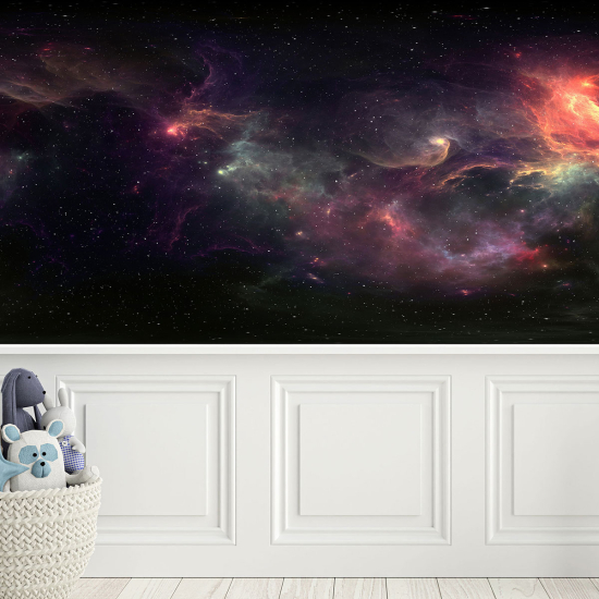 Panoramic Wallpaper - Kid Wall Mural - Space