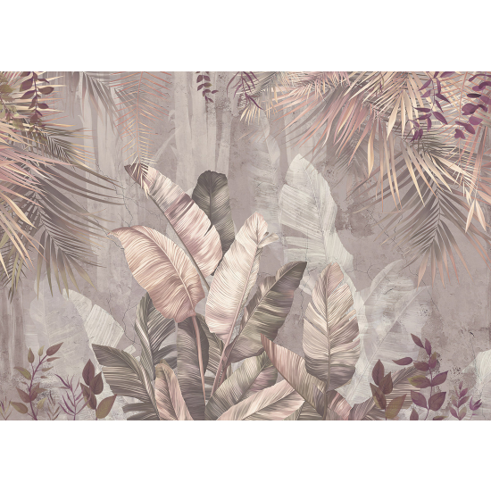 Panoramic Wallpaper - Kid Wall Mural - Tropical plants