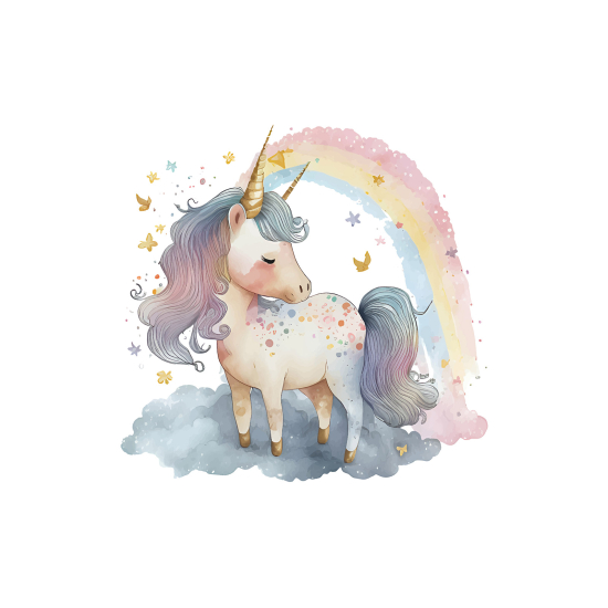 Panoramic Wallpaper - Kid Wall Mural - Unicorn