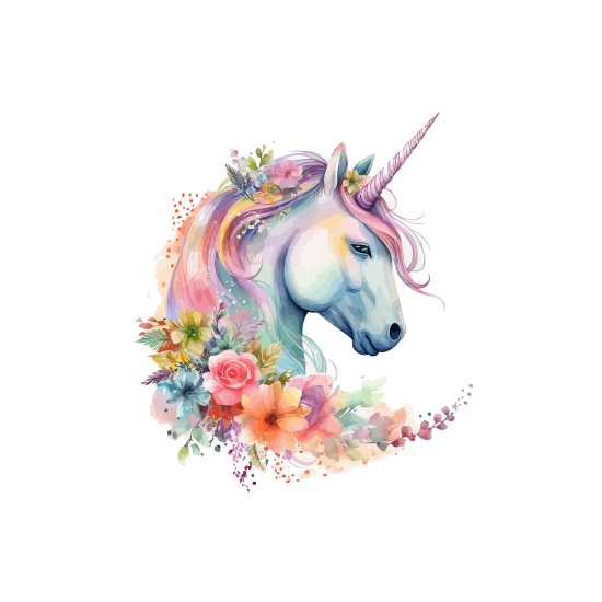 Panoramic Wallpaper - Kid Wall Mural - Unicorn