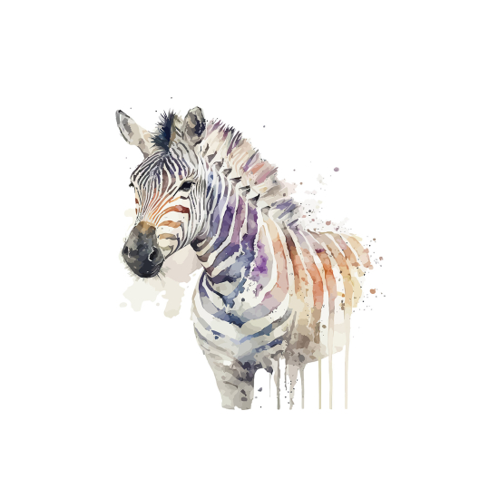 Panoramic Wallpaper - Kid Wall Mural - Zebra