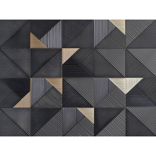 Panoramic Wallpaper - Wall Mural - 3D Geometric