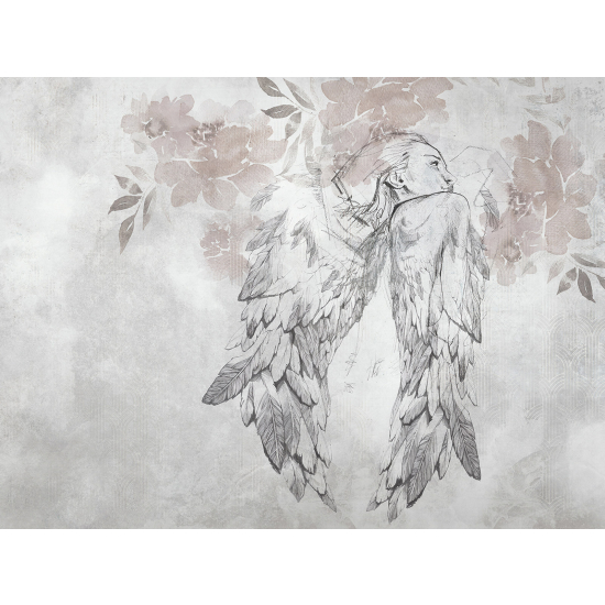 Panoramic Wallpaper - Wall Mural - Abstract Angel