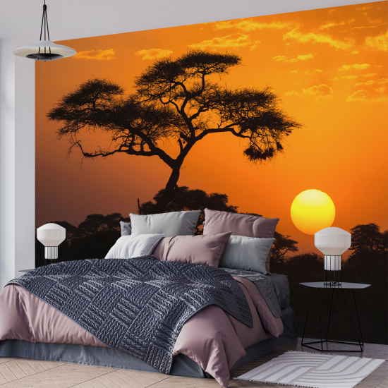 Panoramic Wallpaper - Wall Mural - African Acacia