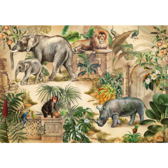 Panoramic Wallpaper - Wall Mural - Animals