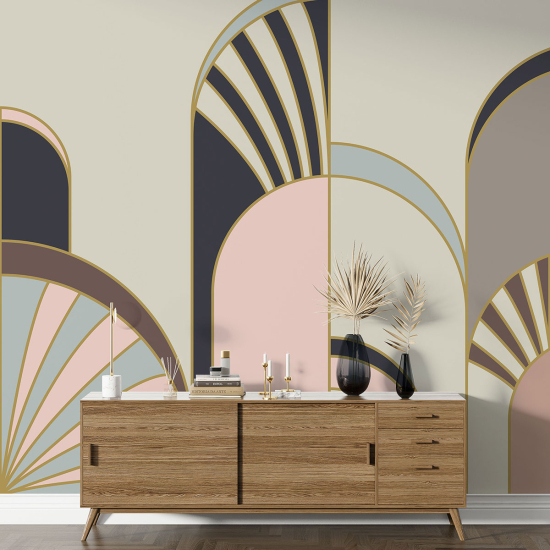 Panoramic Wallpaper - Wall Mural - Arches Design