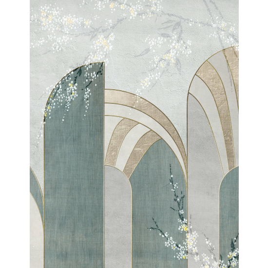 Panoramic Wallpaper - Wall Mural - Arches Design