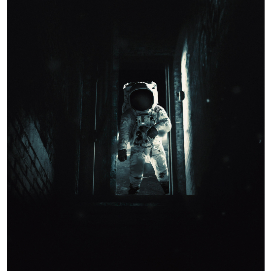 Panoramic Wallpaper - Wall Mural - Astronaut