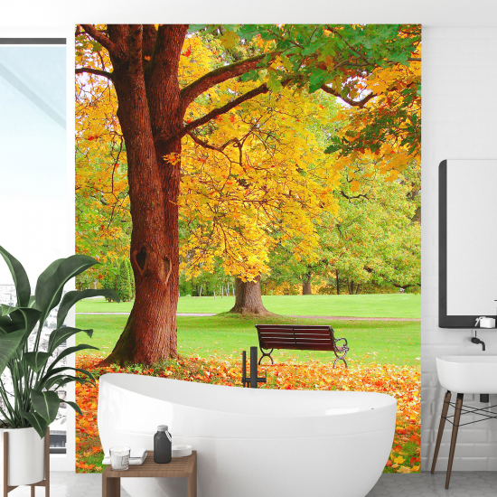 Panoramic Wallpaper - Wall Mural - Autumn