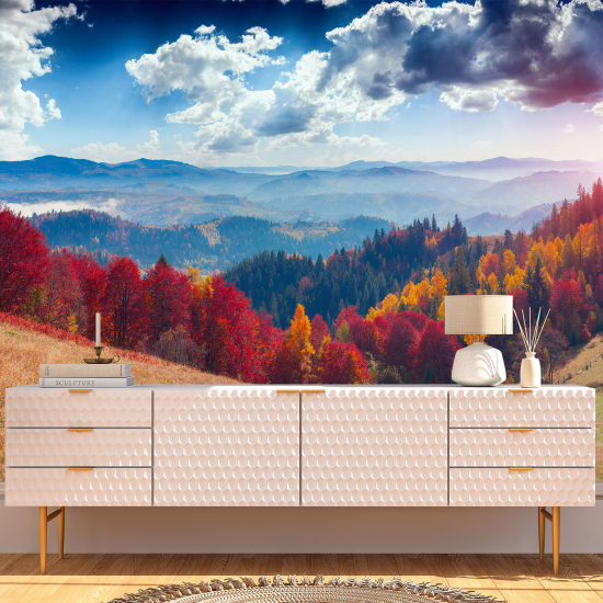 Panoramic Wallpaper - Wall Mural - Autumn Landscape