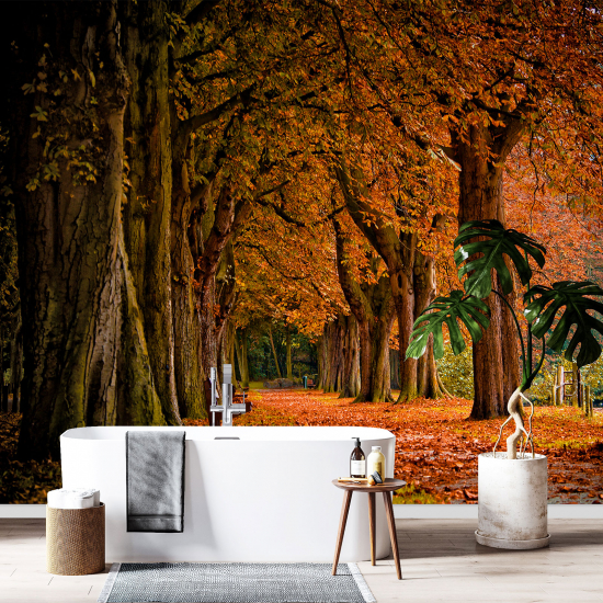 Panoramic Wallpaper - Wall Mural - Autumn Landscape