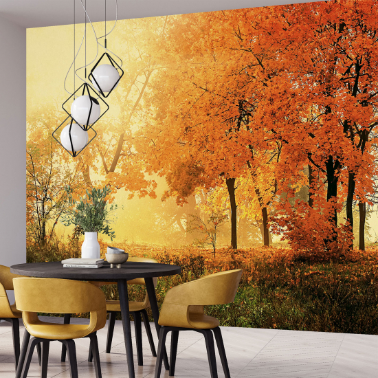 Panoramic Wallpaper - Wall Mural - Autumn Landscape