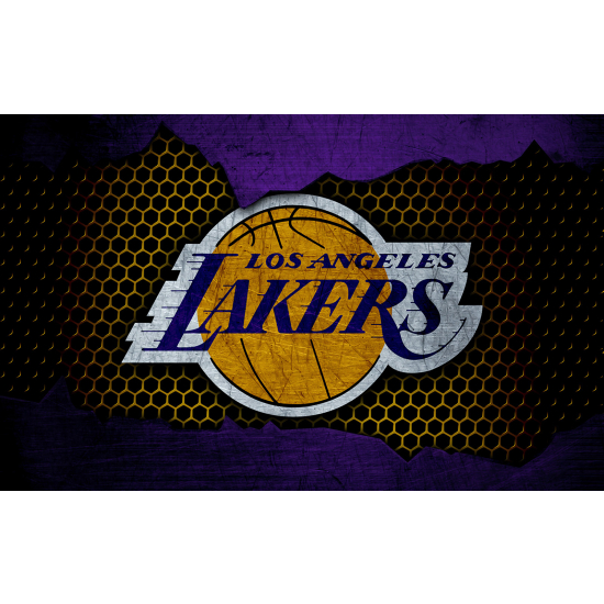 Panoramic Wallpaper - Wall Mural Basket / Basketball - LOS ANGELES Lakers