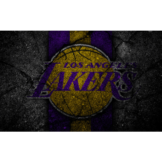 Panoramic Wallpaper - Wall Mural Basket / Basketball - LOS ANGELES Lakers