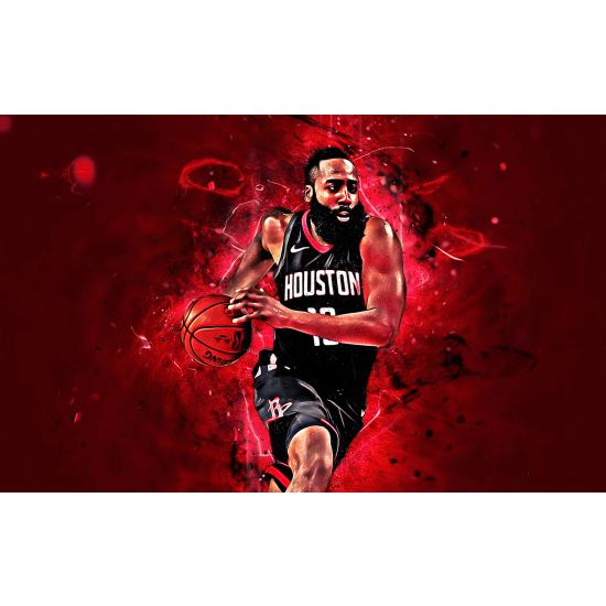 Panoramic Wallpaper - Wall Mural Basket / Basketball - Player