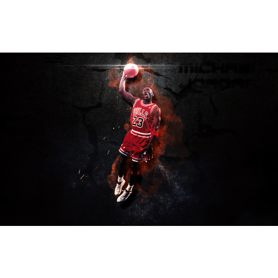 Panoramic Wallpaper - Wall Mural Basket / Basketball - Player