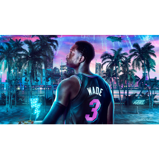 Panoramic Wallpaper - Wall Mural Basket / Basketball - Player