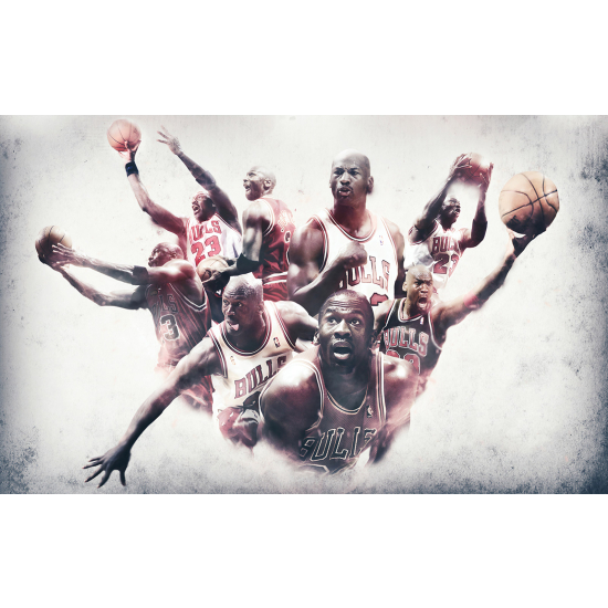 Panoramic Wallpaper - Wall Mural Basket / Basketball - Players