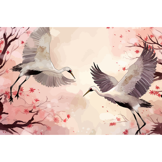 Panoramic Wallpaper - Wall Mural - Birds